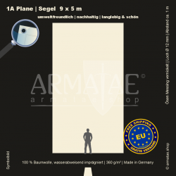 Plane 9X5M mit Ösen