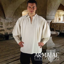 Piratenhemd James Natur 2093n von Leonardo Carbone bei Armatae.shop als Trachtenhemd bekannt