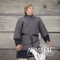 Gr. XXL Kettenhemd Stahloptik