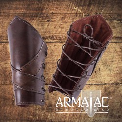Leder Armschützer gepolstert