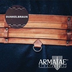 Breiter WikingergĂĽrtel Sif Dunkelbraun ALC-1250d 3 von Leonardo Carbone Breiter WikingergĂĽrtel Sif Dunkelbraun ALC-1250d 3 von Leonardo Carbone
