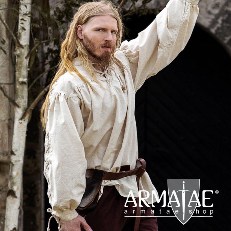 Stehkragen Schnuerhemd 2020n von Leonardo Carbone bei Armatae.shop Stehkragen Schnuerhemd 2020n von Leonardo Carbone bei Armatae.shop