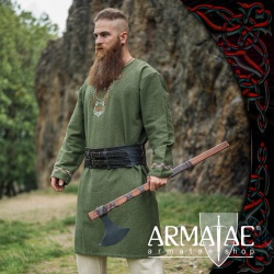 Armatae.shop Tunika Freki bestickt Olivgrün ALC-8149g 4 von Leonardo Carbone Armatae.shop Tunika Freki bestickt Olivgrün ALC-8149g 4 von Leonardo Carbone