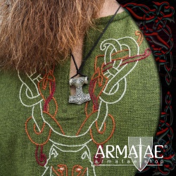 Armatae.shop Tunika Freki bestickt Olivgrün ALC-8149g 9 von Leonardo Carbone Armatae.shop Tunika Freki bestickt Olivgrün ALC-8149g 9 von Leonardo Carbone