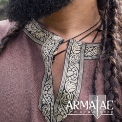Armatae.shop Tunika Richard gebordet Kastanie ALC-8085k 1 von Leonardo Carbone