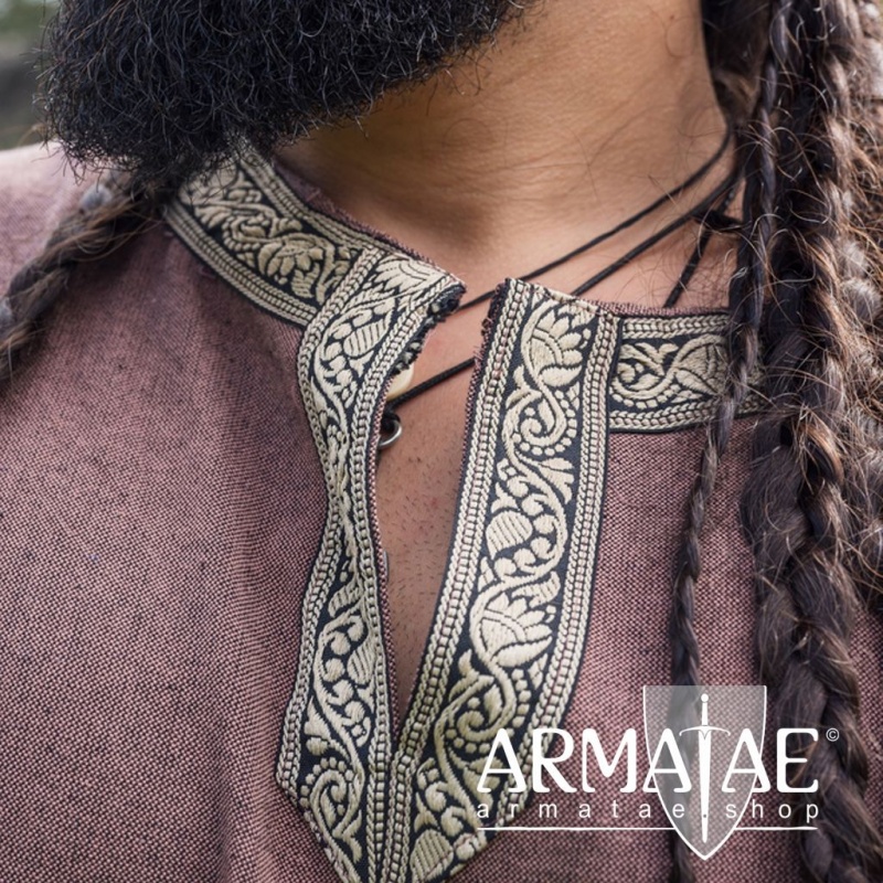 Armatae.shop Tunika Richard gebordet Kastanie ALC-8085k 1 von Leonardo Carbone Armatae.shop Tunika Richard gebordet Kastanie ALC-8085k 1 von Leonardo Carbone