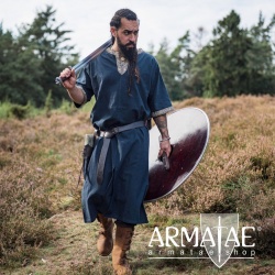Armatae.shop Tunika Richard gebordet Blau ALC-8085bl 1 von Leonardo Carbone