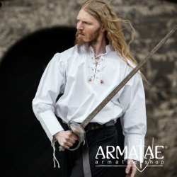 Piratenhemd Claude 2012w Weiß von Leonardo Carbone bei Armatae.shop Piratenhemd Claude 2012w Weiß von Leonardo Carbone bei Armatae.shop