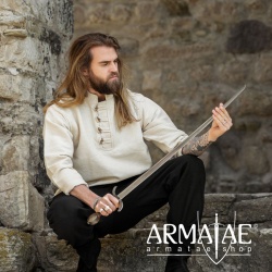 Handgewebtes Hemd Anton aus naturbelassener Baumwolle 2058n von Leonardo Carbone bei Armatae.shop Handgewebtes Hemd Anton aus naturbelassener Baumwolle 2058n von Leonardo Carbone bei Armatae.shop