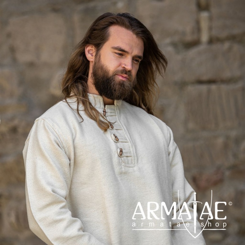 Handgewebtes Hemd Anton aus naturbelassener Baumwolle 2058n von Leonardo Carbone bei Armatae.shop Handgewebtes Hemd Anton aus naturbelassener Baumwolle 2058n von Leonardo Carbone bei Armatae.shop