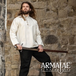 Handgewebtes Hemd Anton aus naturbelassener Baumwolle 2058n von Leonardo Carbone bei Armatae.shop Handgewebtes Hemd Anton aus naturbelassener Baumwolle 2058n von Leonardo Carbone bei Armatae.shop