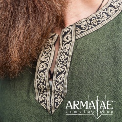 Armatae.shop Tunika Richard gebordet Grün ALC-8085g 3 von Leonardo Carbone Armatae.shop Tunika Richard gebordet Grün ALC-8085g 3 von Leonardo Carbone