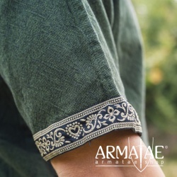 Armatae.shop Tunika Richard gebordet Grün ALC-8085g5 von Leonardo Carbone Armatae.shop Tunika Richard gebordet Grün ALC-8085g5 von Leonardo Carbone