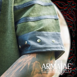 Armatae.shop Tunika Rollo mit Leder GrĂĽn 8257g 5 von Leonardo Carbone Armatae.shop Tunika Rollo mit Leder GrĂĽn 8257g 5 von Leonardo Carbone