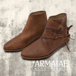 Massive Wikinger Schuhe Braun